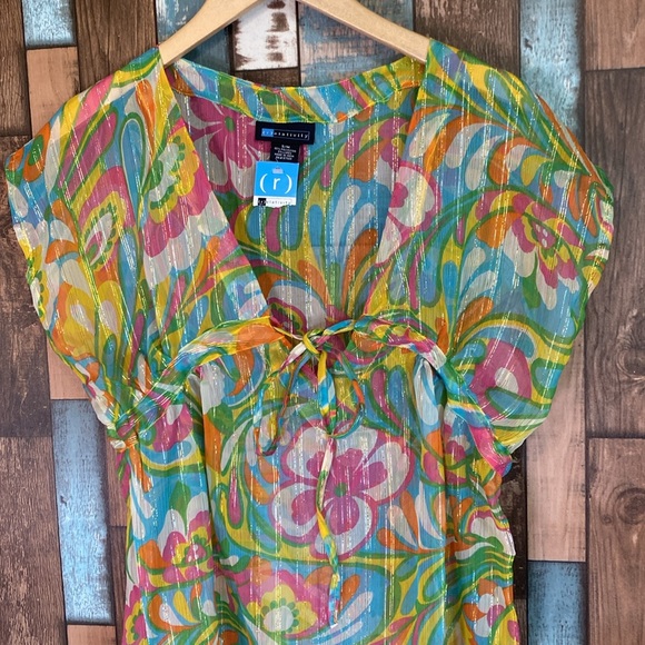 Relativity floral retro swim cover - Picture 3 of 16